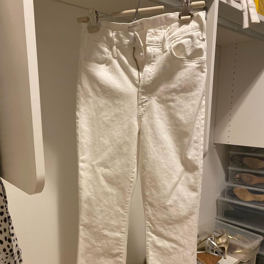 White Mother Jeans